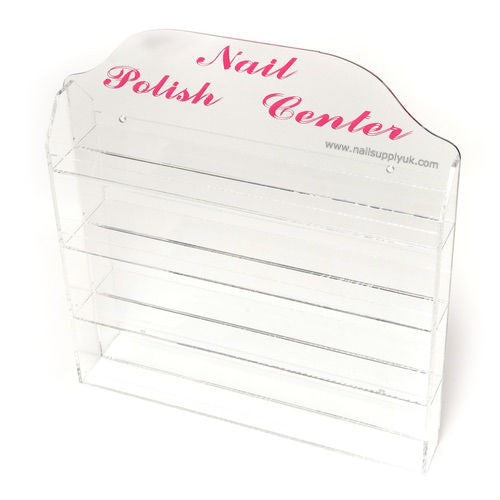 Small Acrylic Polish Holder Wall Rack-Nail Supply UK