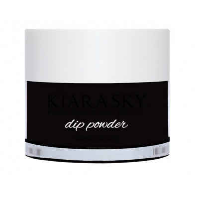 kiara-sky-acrylic-dip-powder-black-to-black-28g-1oz-Nail Supply UK