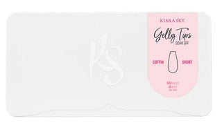 Kiara Sky - Gelly Tips Box 500pcs - Coffin SHORT