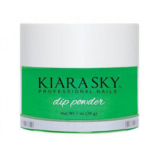 kiara-sky-acrylic-dip-powder-green-with-envy-28g-1oz-Nail Supply UK