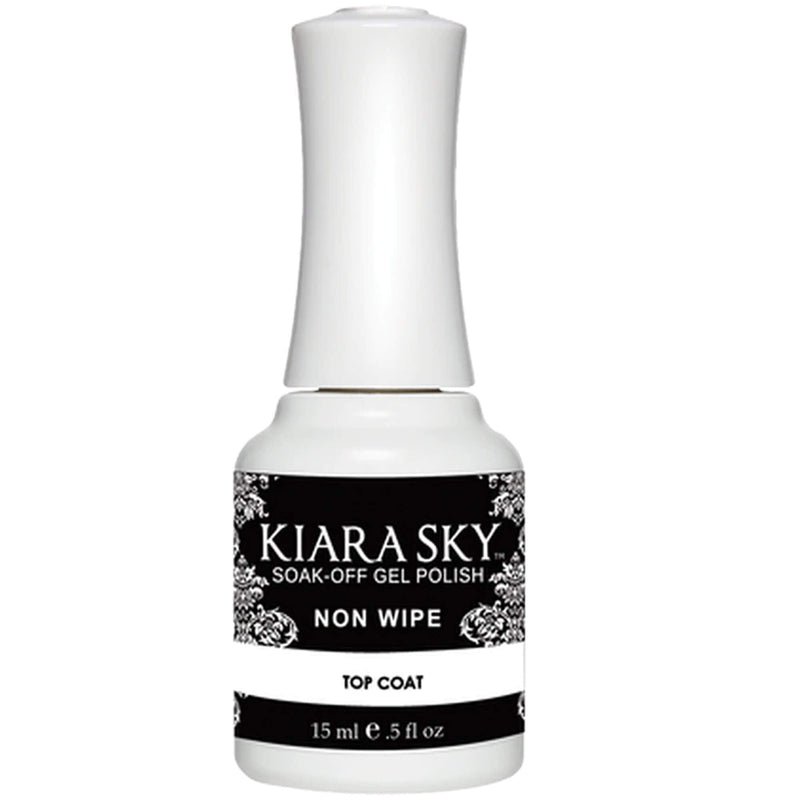 Kiara Sky Soak Off Gel Polish - Non Wipe Top Coat 15ml
