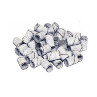 White Sanding Band medium Bag of 100pcs-Nail Supply UK